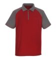 Mascot Poloshirt Bianco 50302-260 rood-antraciet